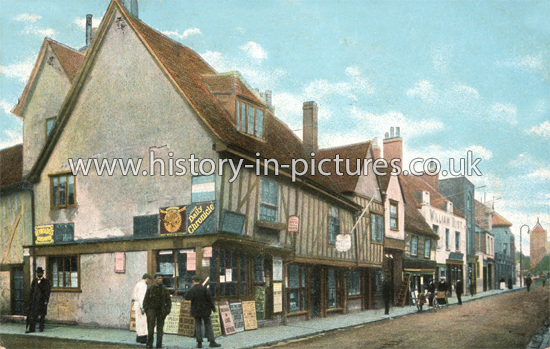 Old Houses, Friars Place, Chelmsford, Essex. c.1907